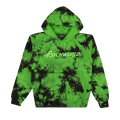 Psychworld Tie Dye Logo Hoodie "Green"