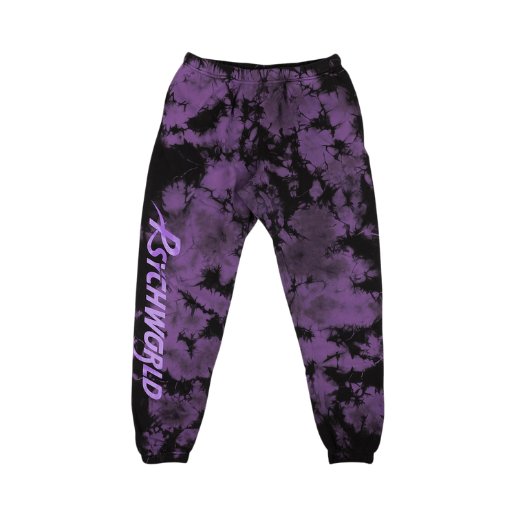 Psychworld Tie Dye Logo Sweatpants "Purple"