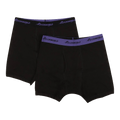 Psychworld Logo Band Boxer Shorts (2 Pack) "Black/Purple"