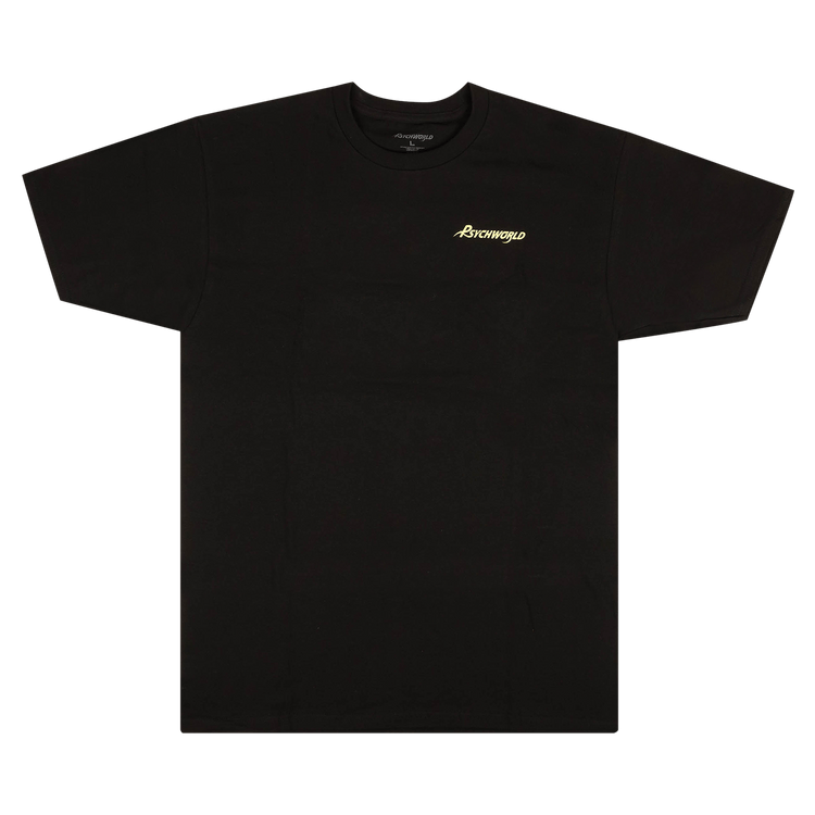 Psychworld Mini Logo T-Shirt "Black/Yellow"