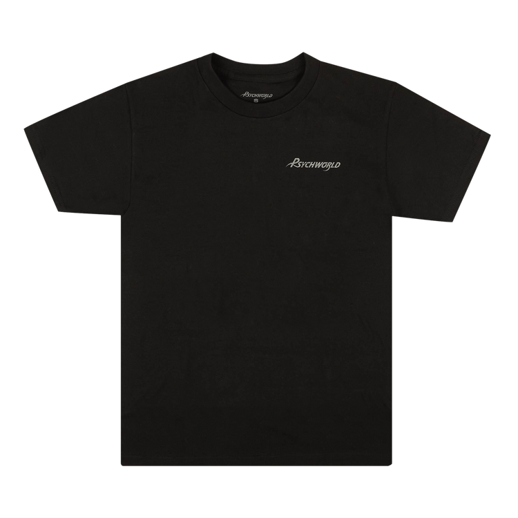 Psychworld Mini Logo T-Shirt "Black/Silver"