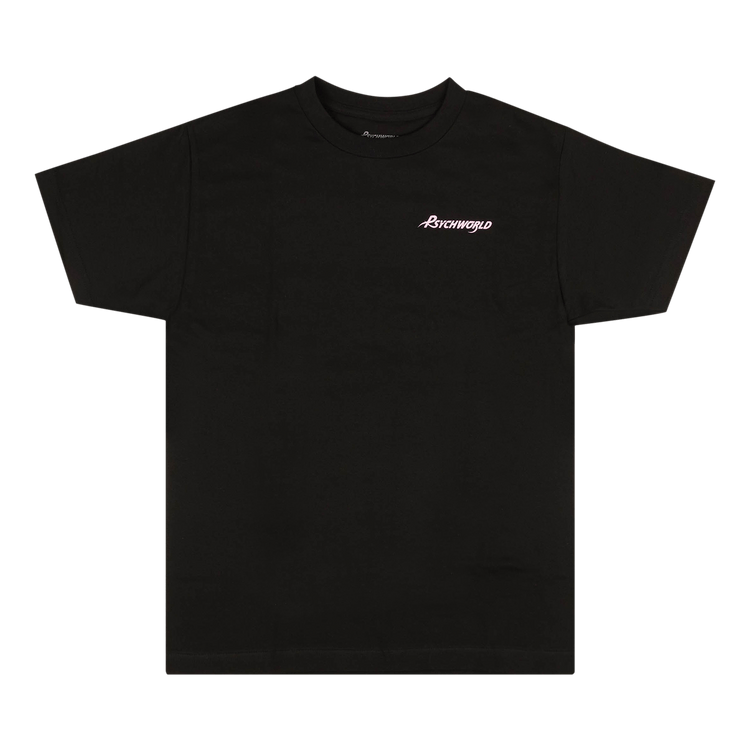 Psychworld Mini Logo T-Shirt "Black/Pink"