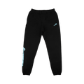 Psychworld Speed Logo Sweatpants "Black/Light Blue"