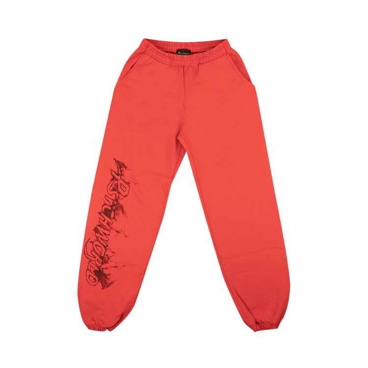 Psychworld Flame Logo Sweatpants "Red"