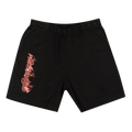 Psychworld Flame Logo Shorts "Black/Red"