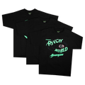 Psychworld x Readymade T-Shirts (3 Pack) "Black"