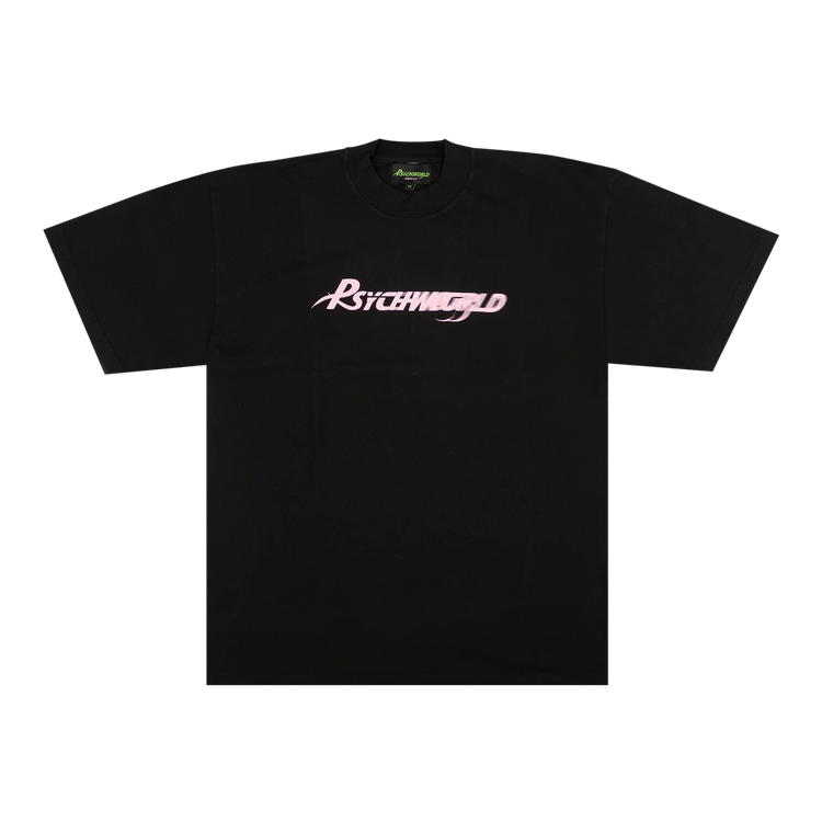Psychworld Speed Logo T-Shirt "Black/Pink"