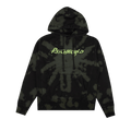 Psychworld Tie Dye Logo Sweatshirt "Dark Green"