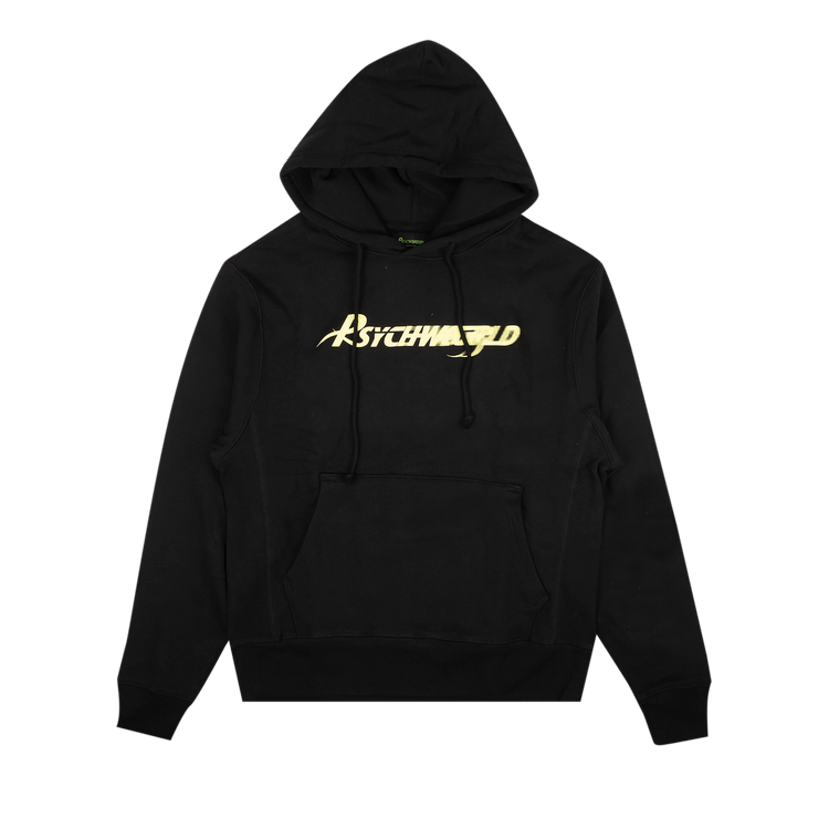 Psychworld Speed Logo Hoodie "Black/Yellow"