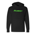 Psychworld Speed Logo Hoodie "Black/Lime"