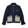 Wales Bonner Miles Denim Jacket "Blue/Multicolor"