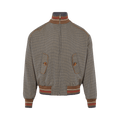 Wales Bonner Houndstooth Wisdom Zip Jacket "Brown"