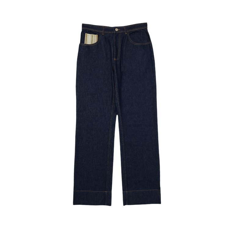 Wales Bonner Miles Jeans "Blue/Multicolor"