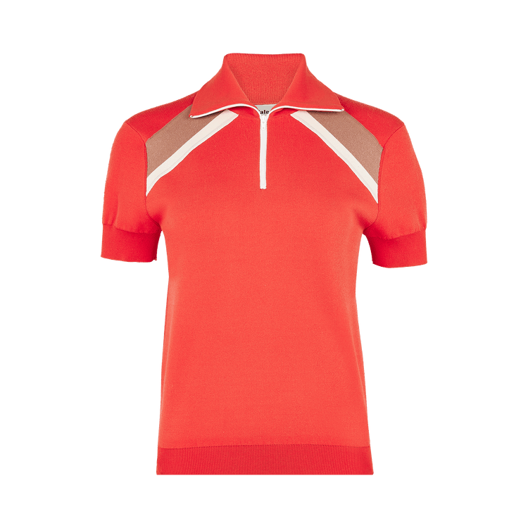 Wales Bonner Harp Knitted Top "Red"