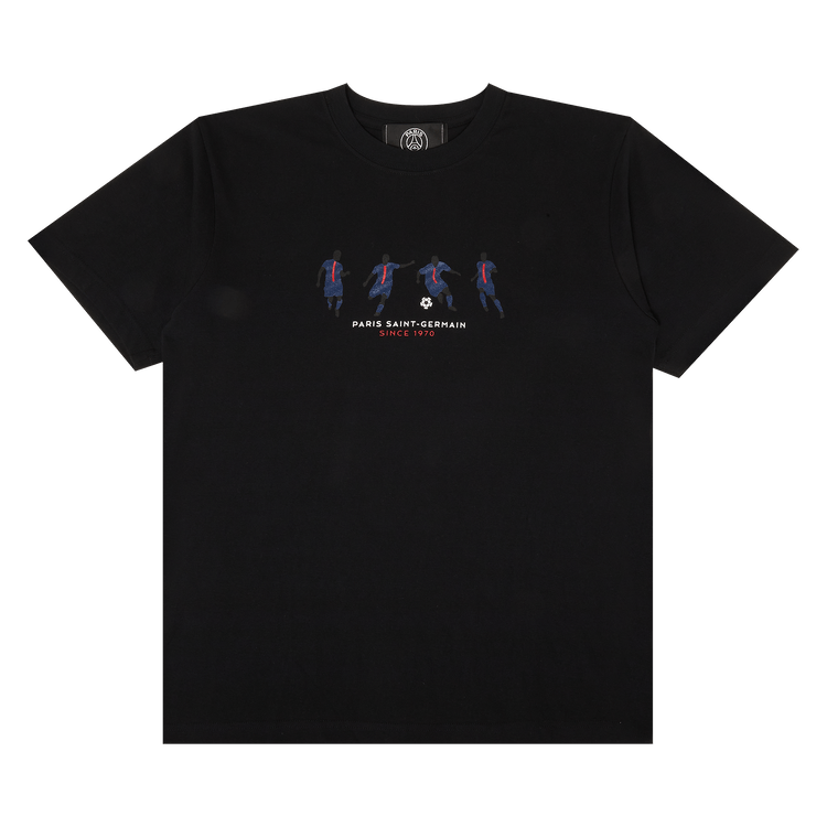 Paris Saint-Germain x Edifice Japan Tour Players Embroidered Short-Sleeve Tee "Black"
