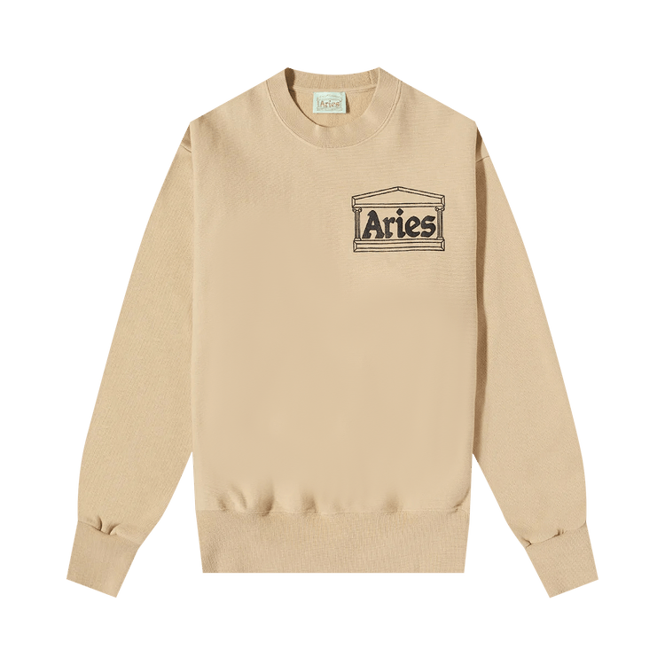 Aries Premium Temple Sweatshirt "Pebble"