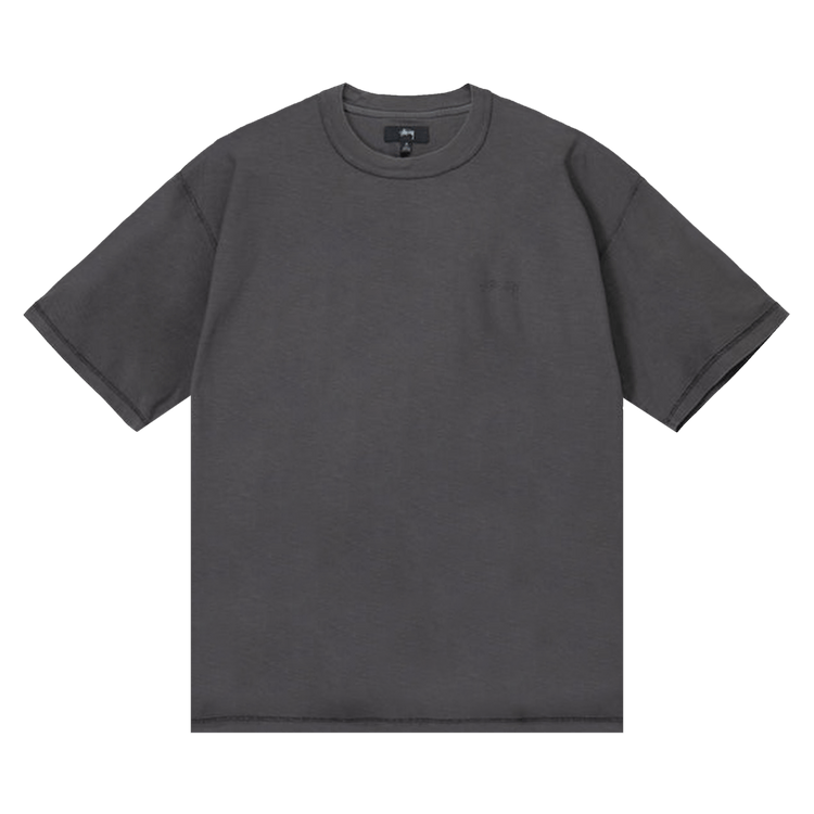 Stussy Pigment Dyed Inside Out Crew "Faded Black"