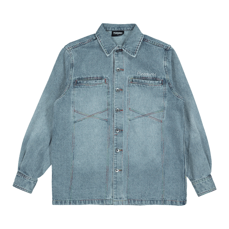 Pleasures Mentor Denim Work Jacket "Blue"