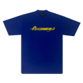 Psychworld Motion Logo Tee "Blue/Yellow"