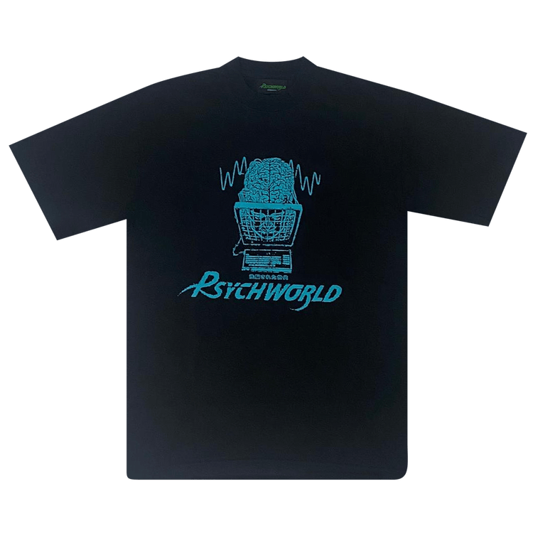 Psychworld Digital Tee "Black/Blue"