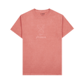 Pleasures x Playboy Entertainment Pigment Dye T-Shirt "Red"