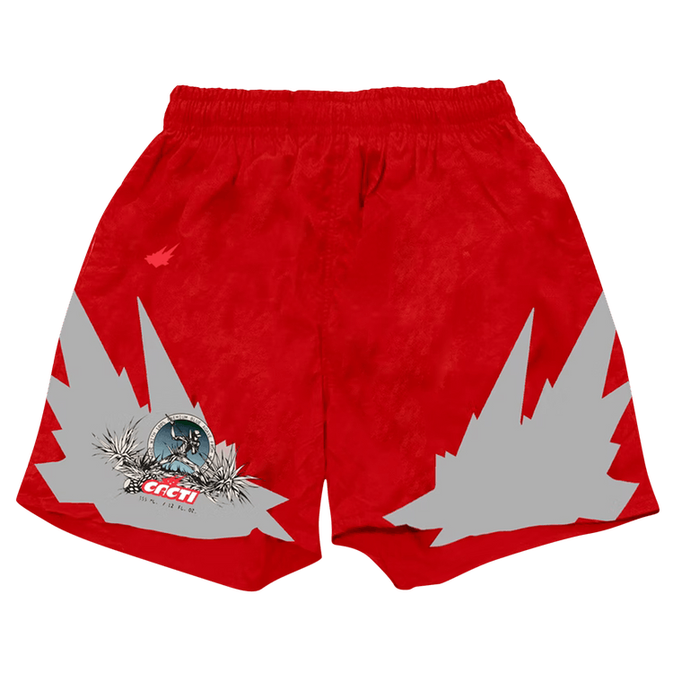 Cactus Jack by Travis Scott Heritage 3M Soccer Short "Red"