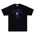 BAPE Color Camo A College Tee "Black/Navy"
