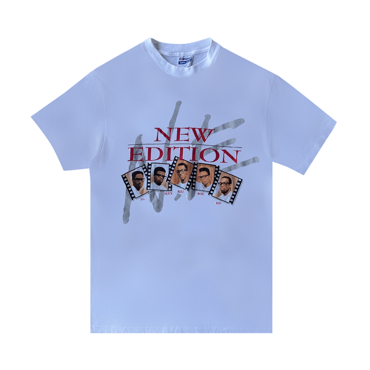 Pre-Owned Vintage 1989 New Edition/Heatwave Concert Tee "White"