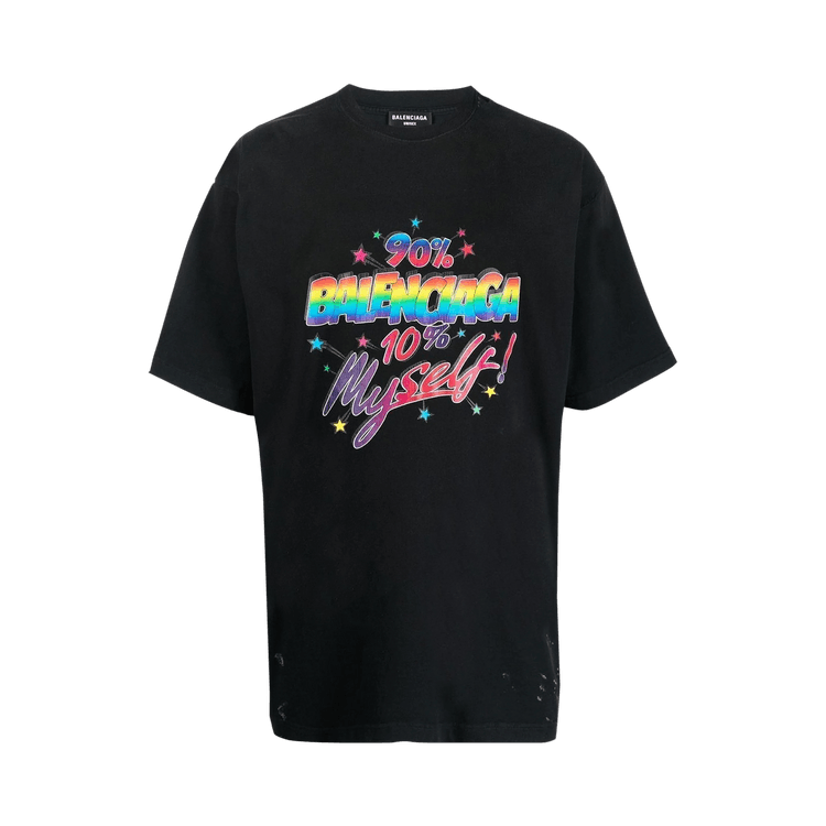 Balenciaga Large Fit T-Shirt "Washed Black"