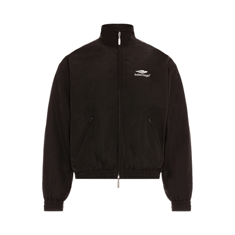 Balenciaga 3B Sports Icon Small Fit Tracksuit Jacket "Black"