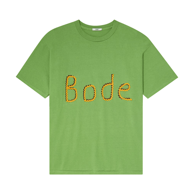 Bode Ric Rack Namesake Tee "Green"