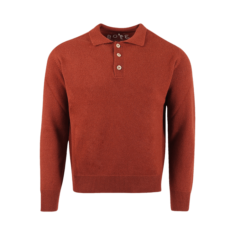 Bode Cashmere Polo "Brown"