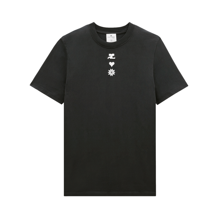 Courrèges T-Shirt "Stonewashed Grey"