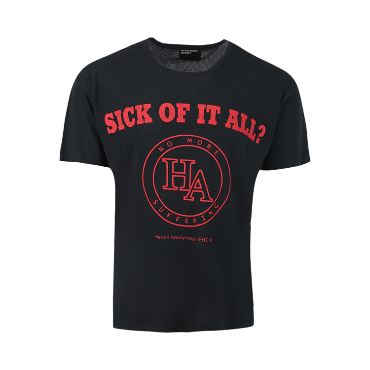 Enfants Riches Déprimés Sick Of It All? T-Shirt "Faded Black/Red"