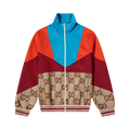 Gucci Panel GG Track Jacket "Beige And Ebony Jumbo Gg"