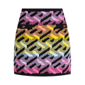 Versace Skirt With La Greca Motif "Multicolor"