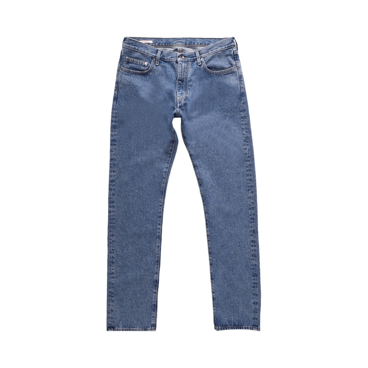 Off-White Diagonal Pocket Slim Jeans "Meidum Blue/White"