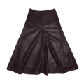 Lanvin Flare Maxi Skirt "Burgundy"