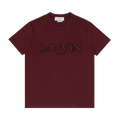 Lanvin Classic Fit Curb Tee "Burgundy"