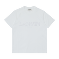 Lanvin Classic Fit Embroidered Tee "Optic White"