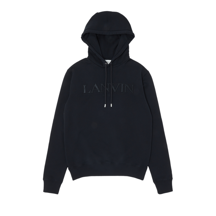 Lanvin Curb Long Fleece Eusebio Hoodie "Black"