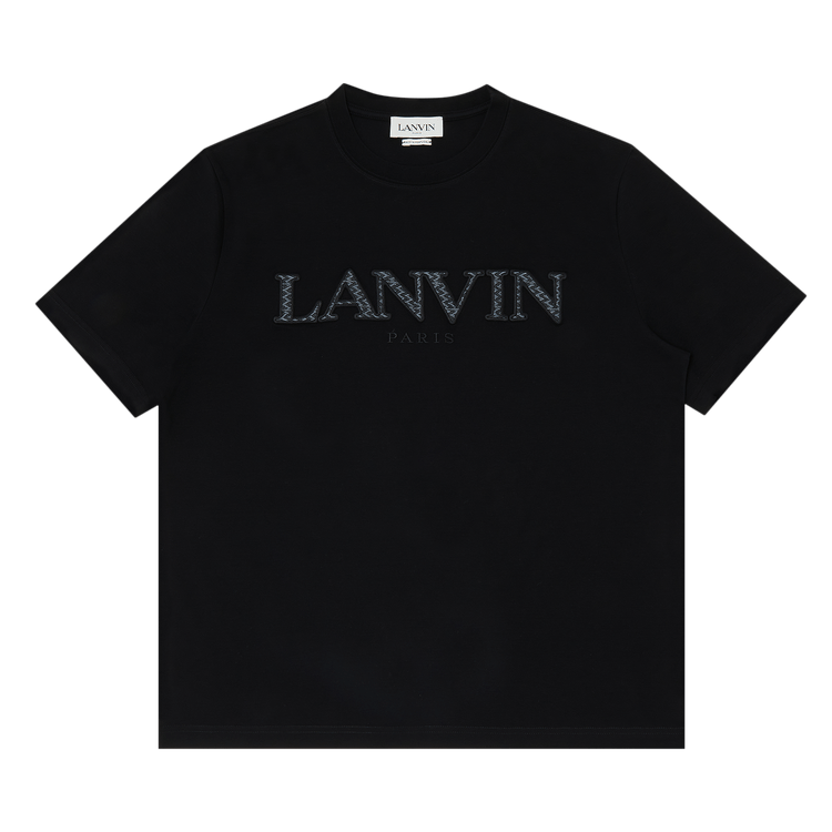 Lanvin Tonal Embroidery T-Shirt "Black"
