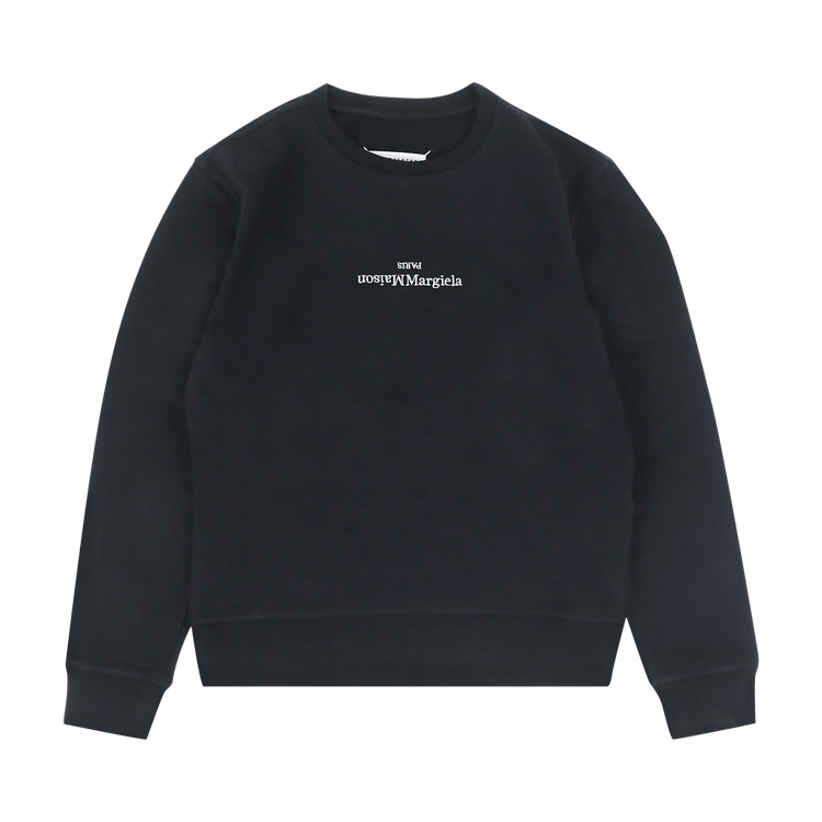 Maison Margiela Logo Sweatshirts "Black"