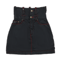 Vintage Jean Paul Gaultier Nylon Skirt "Black/Red"