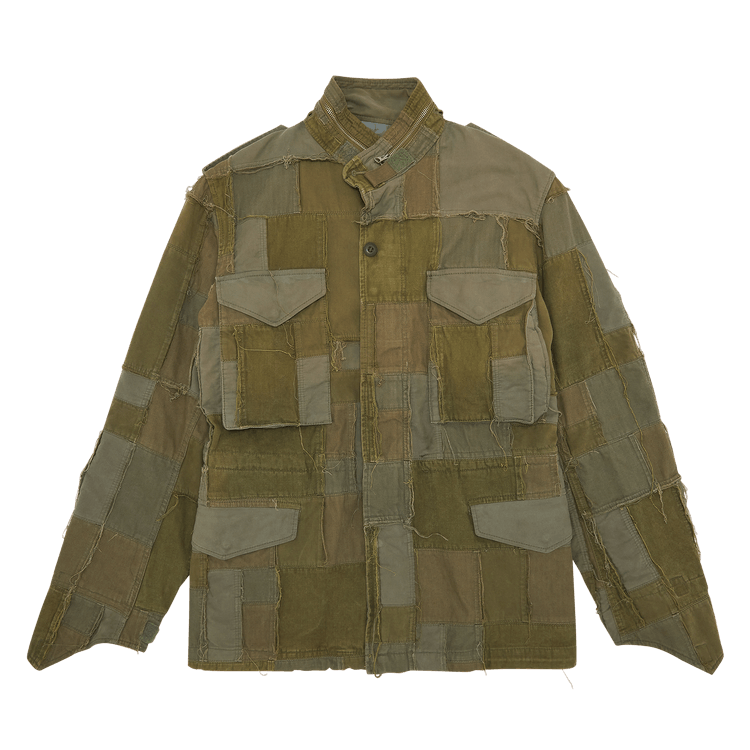 Junya Watanabe MAN x Comme des Garçons Patchwork M-65 Jacket "Olive"