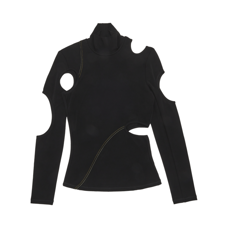 Eckhaus Latta Astral Turtleneck "Black"