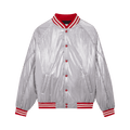 CELINE Teddy Jacket With Quilted Yoke "Silver"