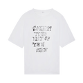 CELINE T-Shirt Oversize So Happy "Ecru/Black"