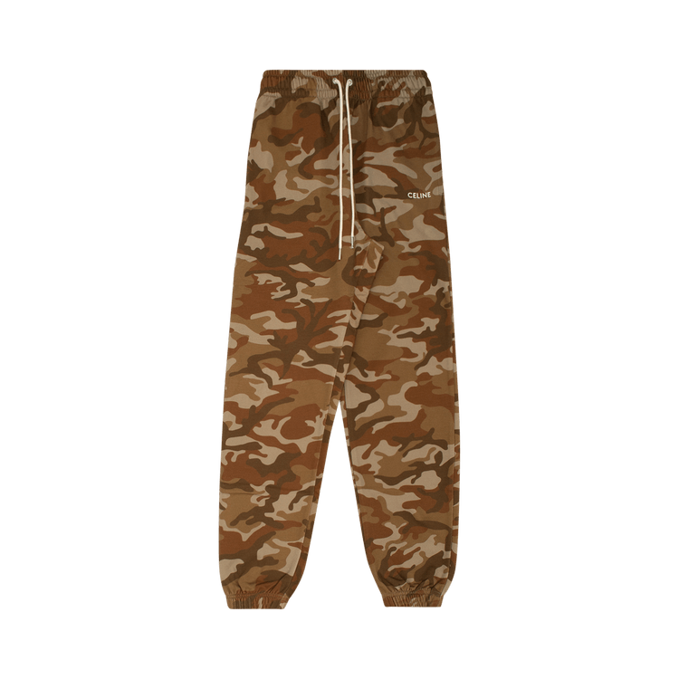 CELINE Loose Track Pants "Camo Washed/White"