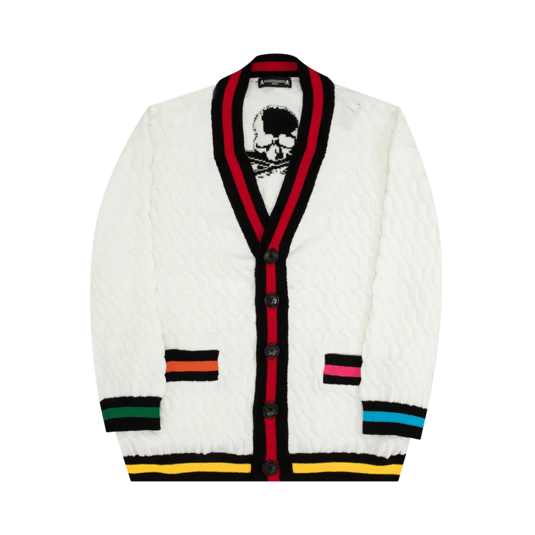 Mastermind Knit Cardigan "White"